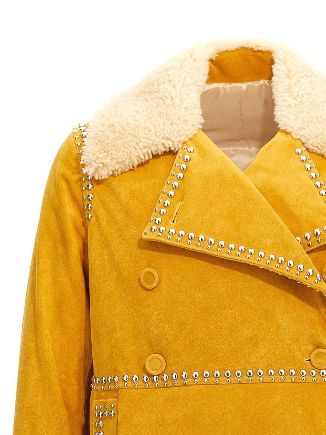 Wales Bonner Yellow Double Breasted Jacket thumbnail 6