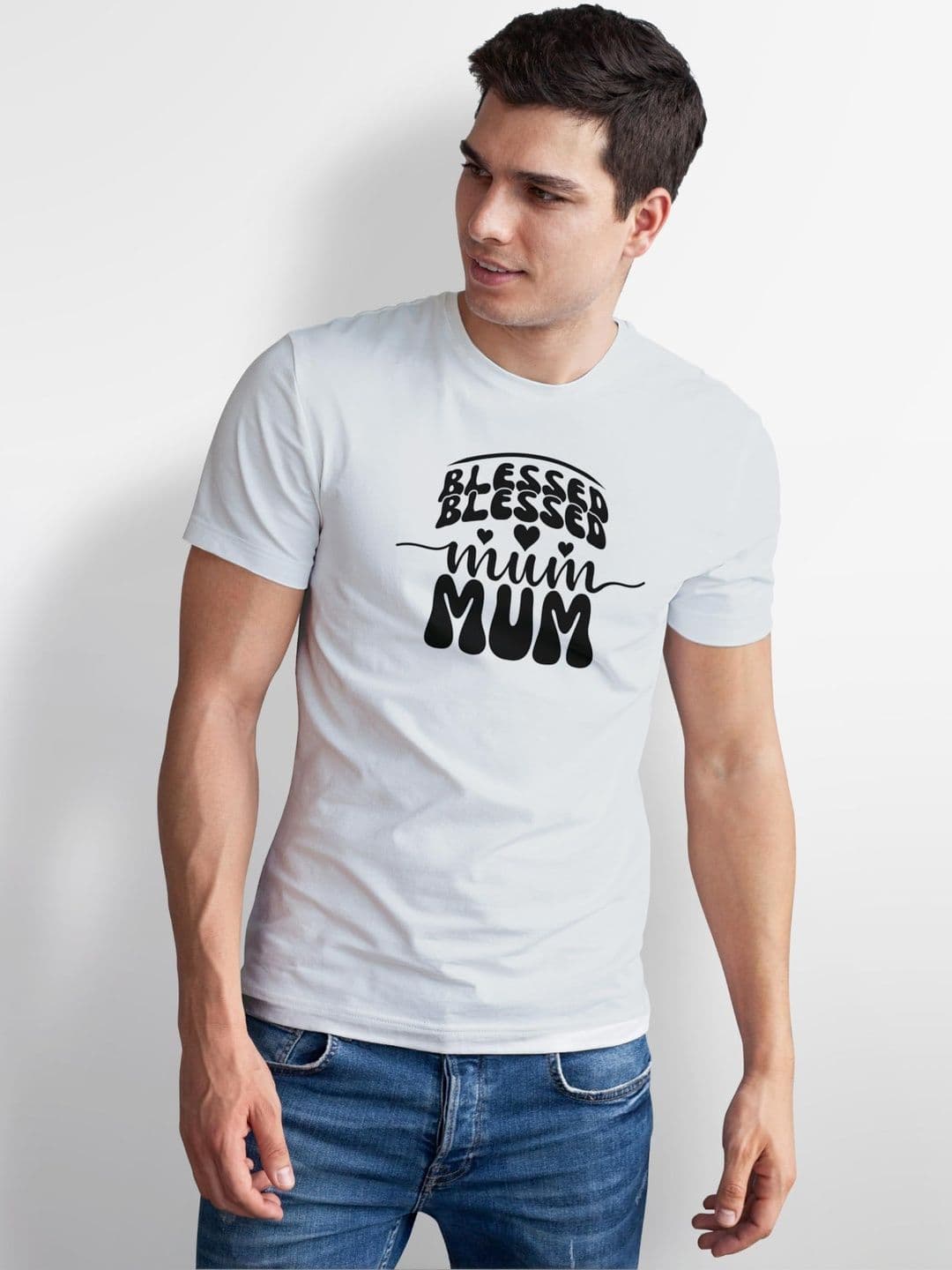 Seekbuylove Men Typography Printed Round Neck Bio Finish Cotton T-Shirt thumbnail 3