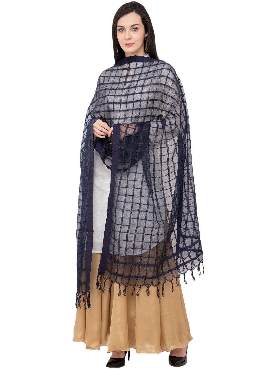 A R SILK Woven Design Dupatta thumbnail 5