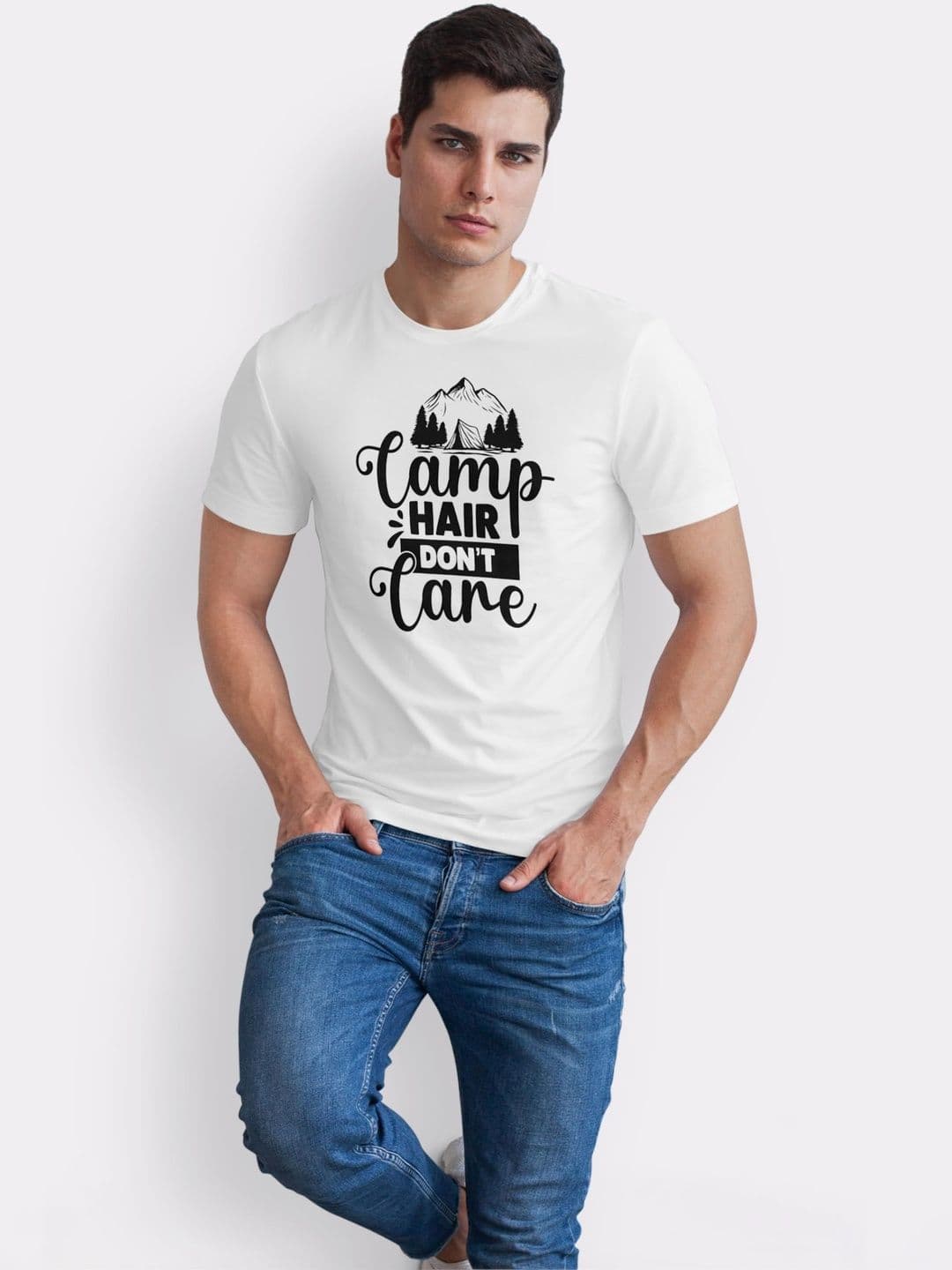 Seekbuylove Men Typography Printed Bio Finish T-shirt thumbnail 3