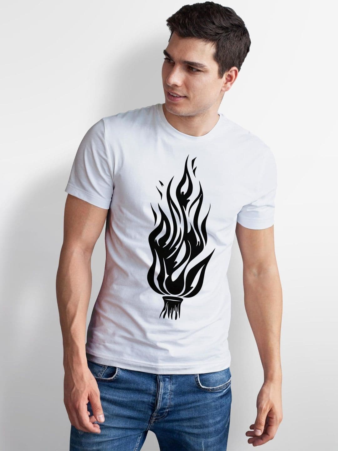 Seekbuylove Men Printed Bio Finish T-shirt thumbnail 3