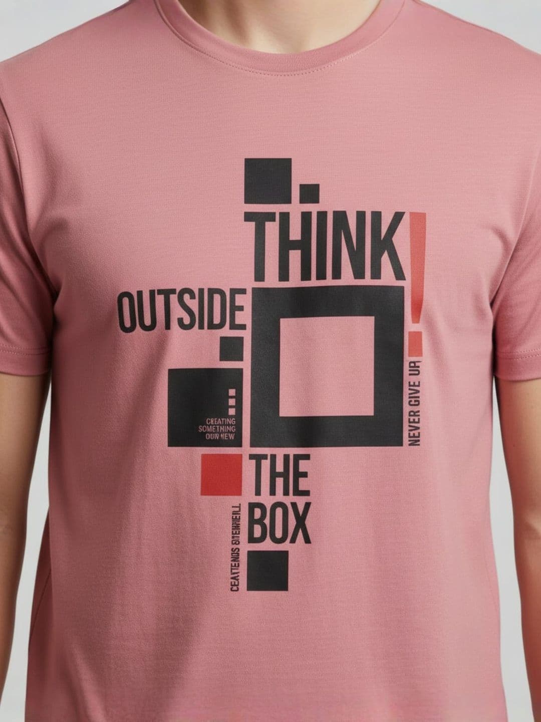 M.O.J.O MONKEY Men Typography Printed T-shirt thumbnail 2