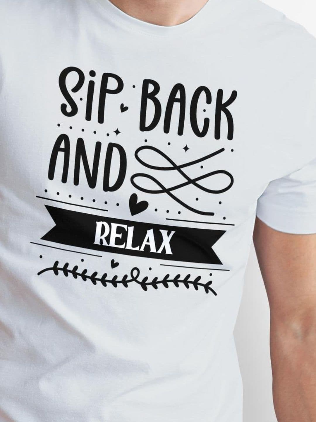 Seekbuylove Men Typography Printed Bio Finish T-shirt thumbnail 2