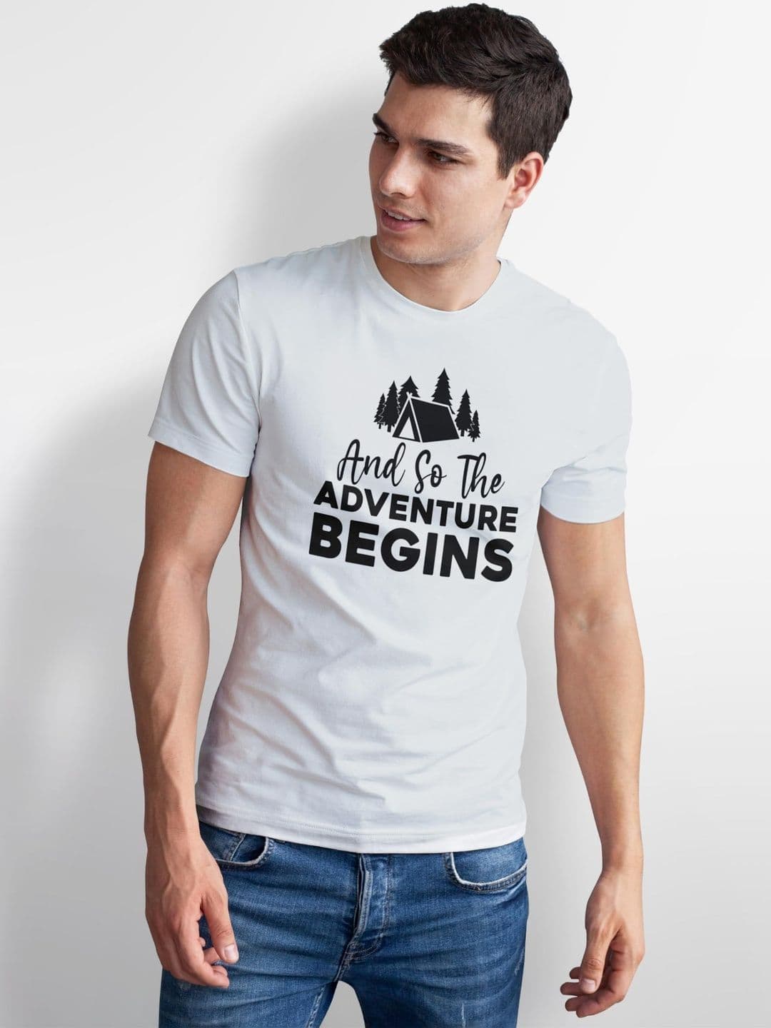 Seekbuylove Men Typography Printed Bio Finish T-shirt thumbnail 5