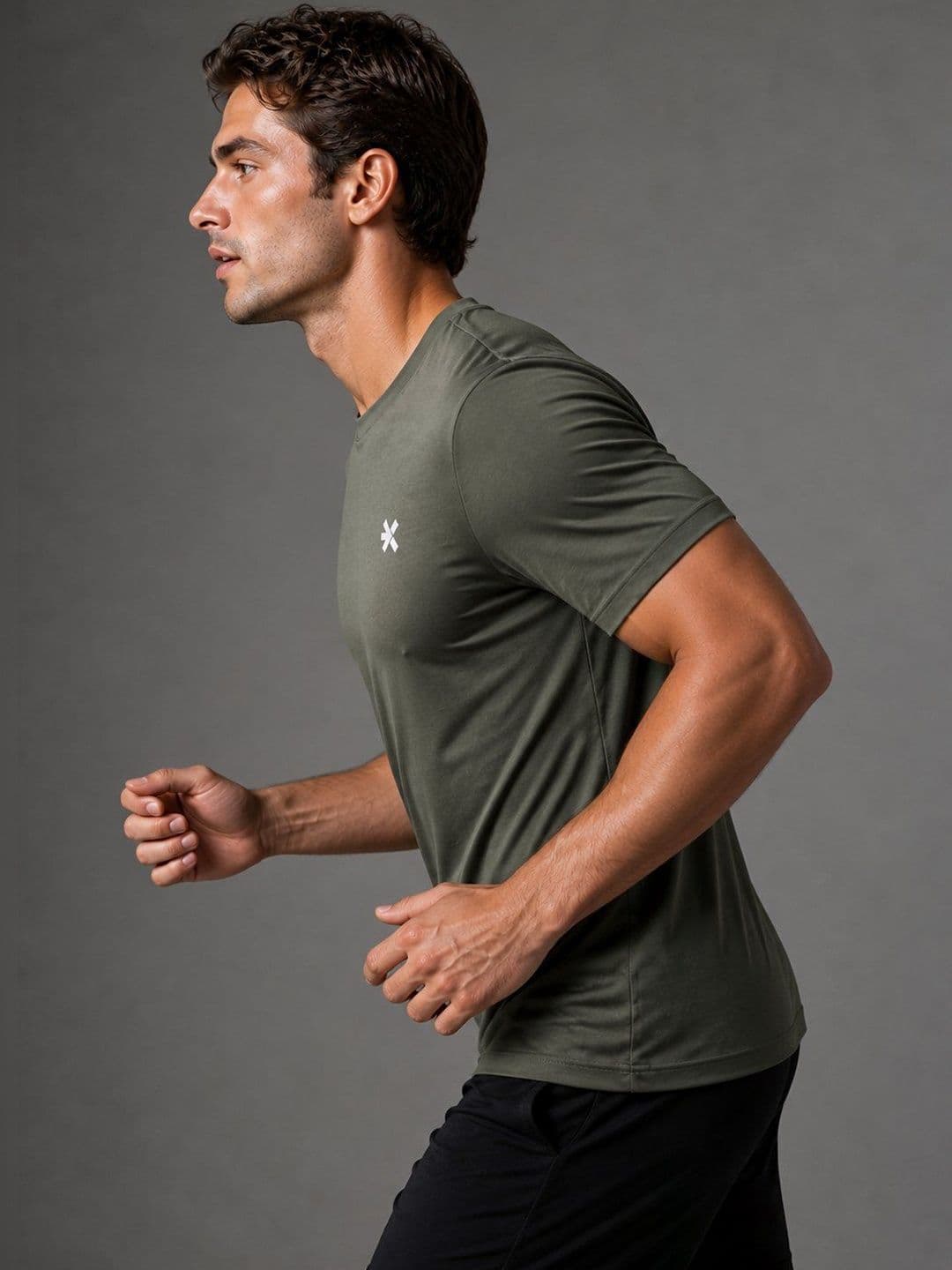 HRX by Hrithik Roshan Men Brand Logo T-shirt thumbnail 4