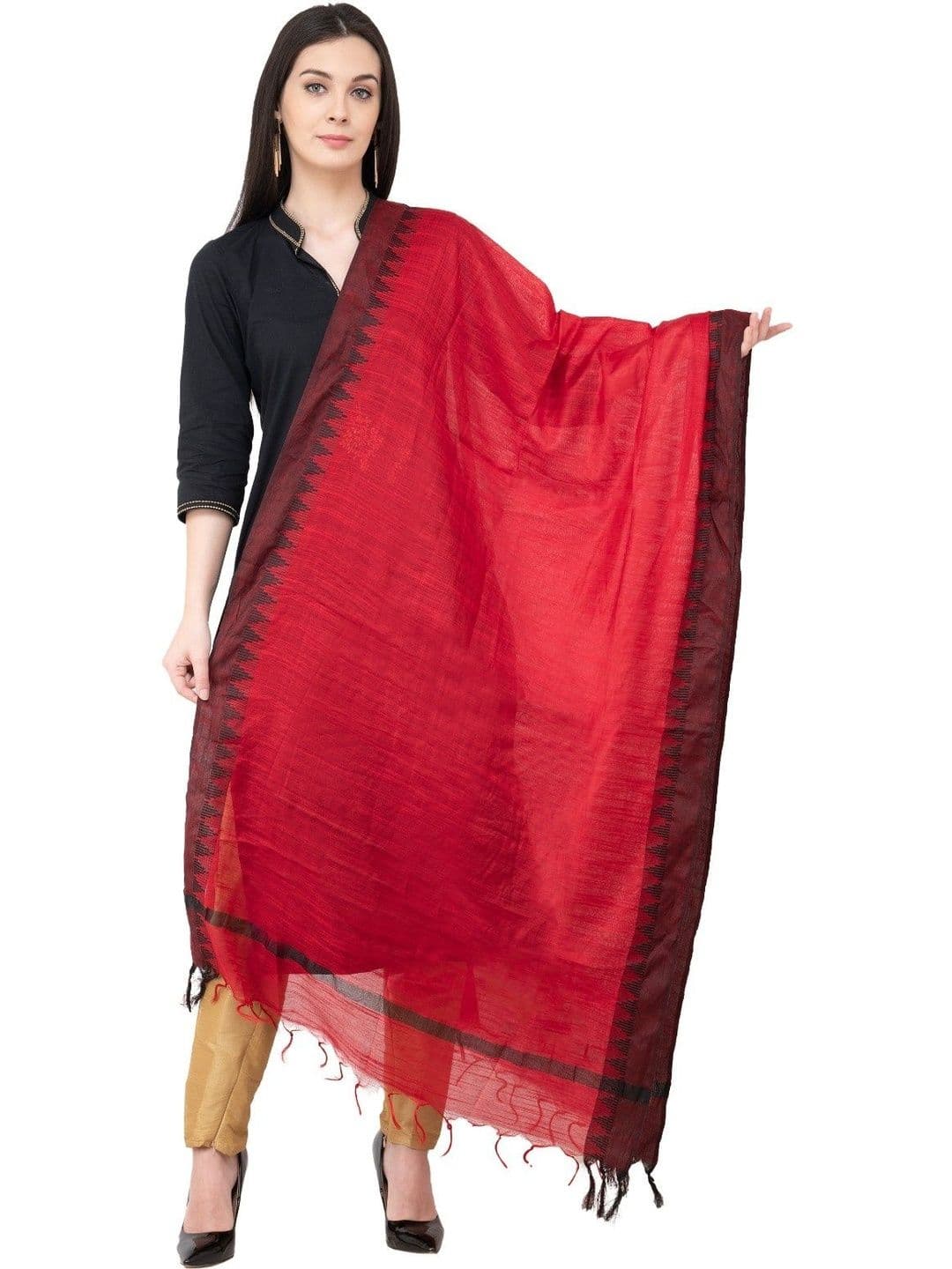 A R SILK Woven Design Dupatta - view 1