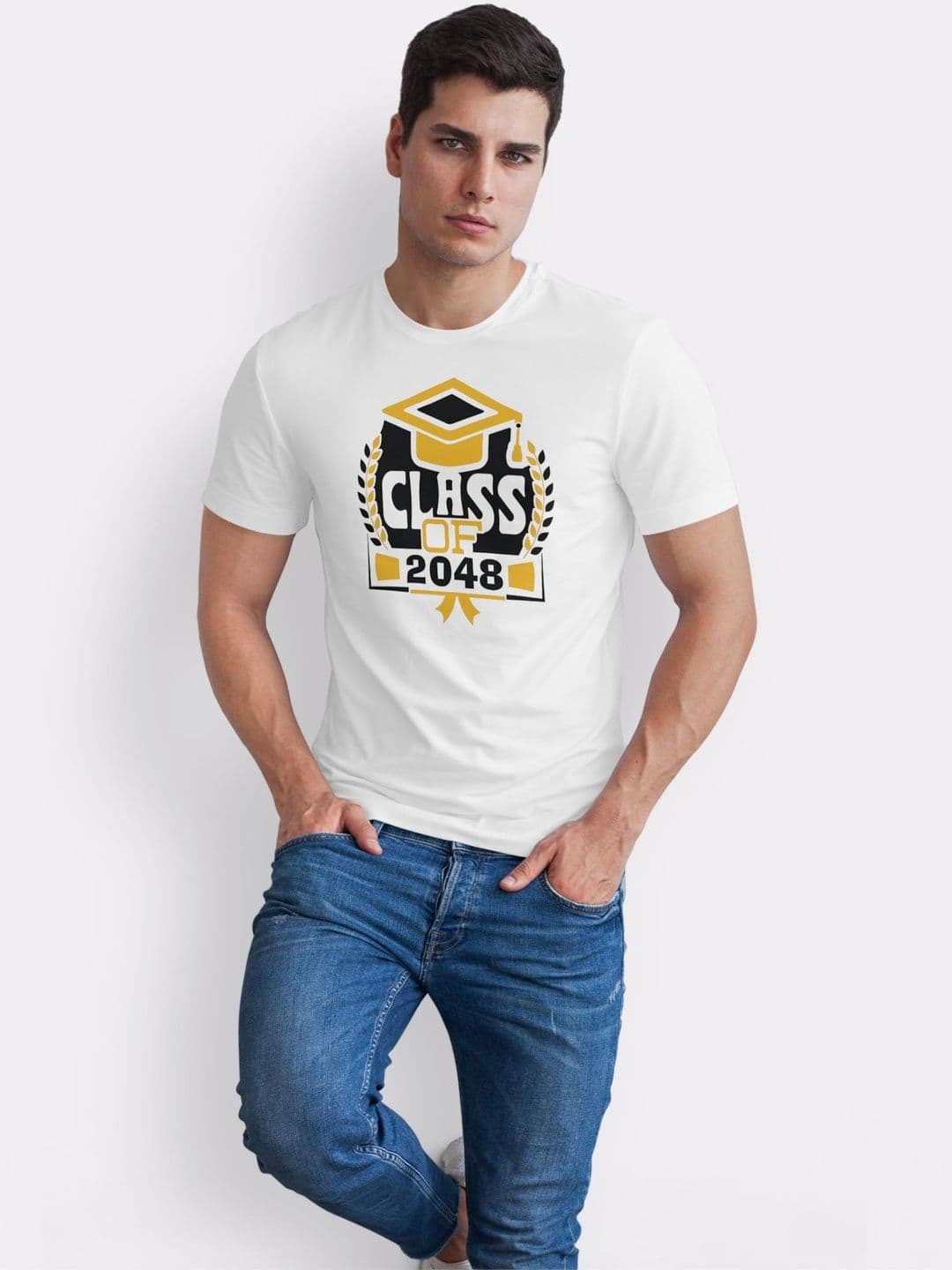 Seekbuylove Men Typography Printed Bio Finish T-shirt thumbnail 4