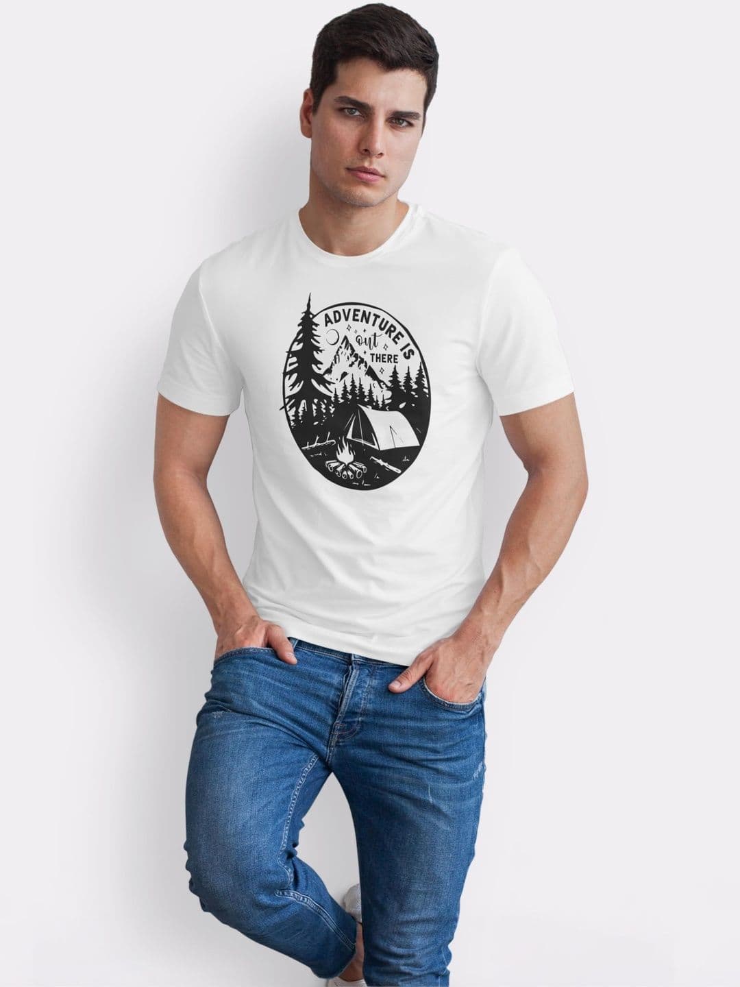 Seekbuylove Men Printed Bio Finish T-shirt thumbnail 4