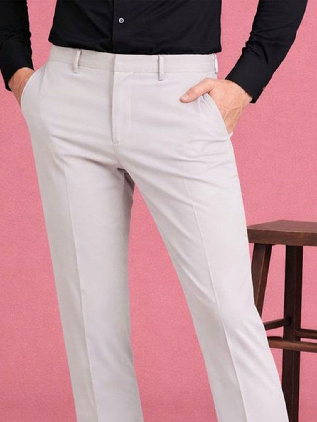 INVICTUS Men Comfort Wrinkle Free Trousers thumbnail 3