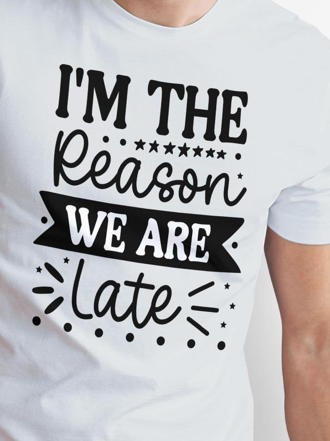 Seekbuylove Men Typography Printed Bio Finish T-shirt thumbnail 5