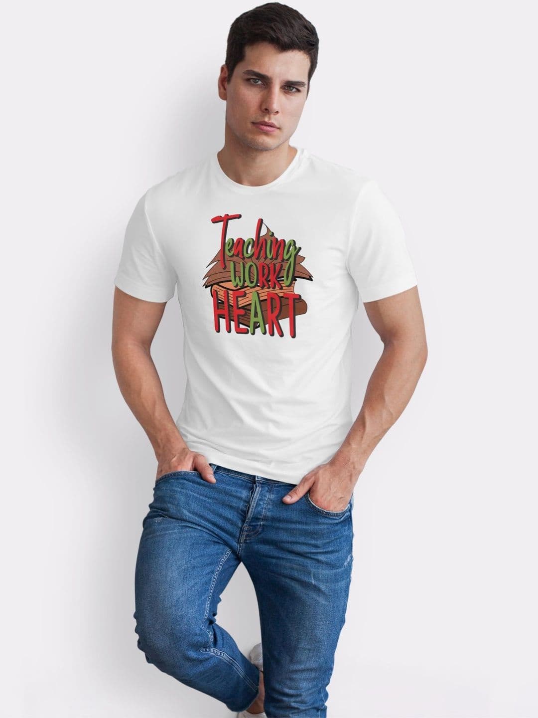 Seekbuylove Men Typography Printed Bio Finish T-shirt thumbnail 4