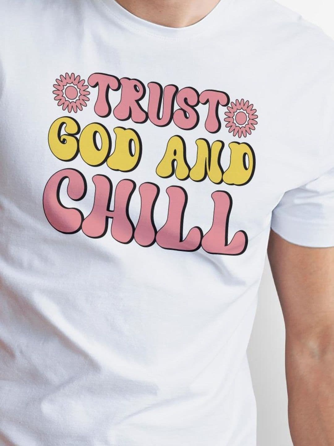 Seekbuylove Men Typography Printed Bio Finish T-shirt thumbnail 3