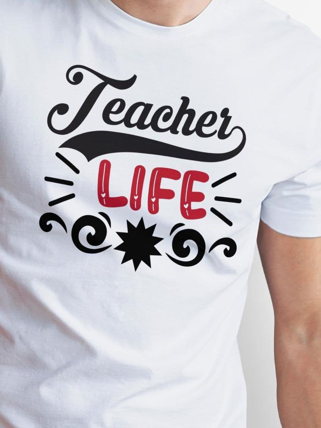 Seekbuylove Men Typography Printed Bio Finish T-shirt thumbnail 4