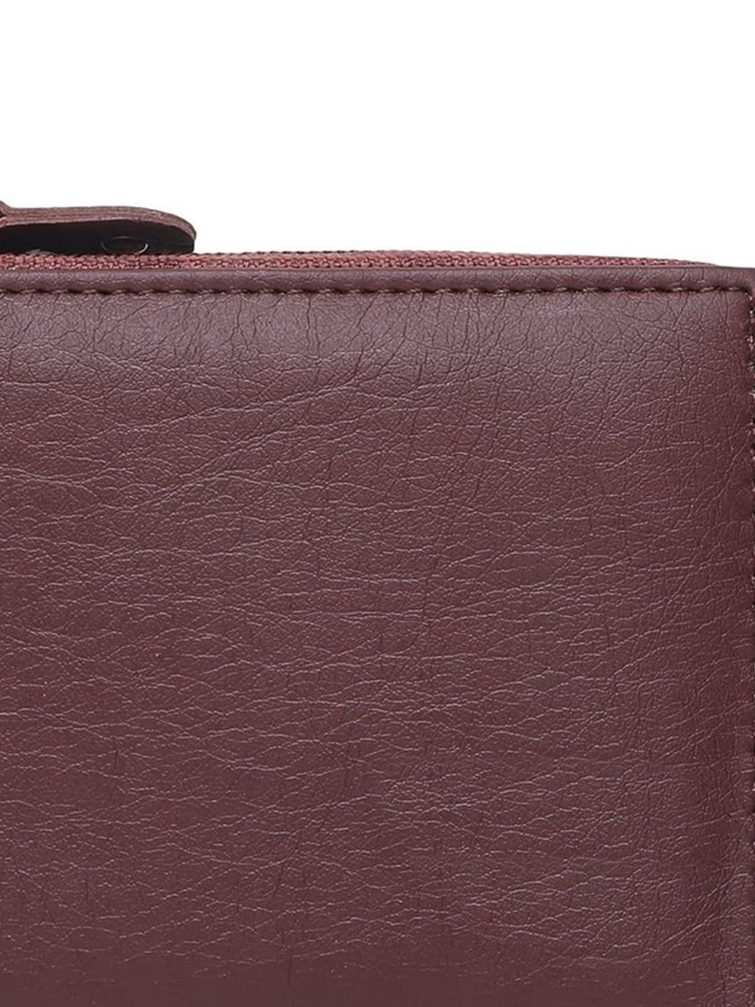 LAER Men Textured PU Zip Around Wallet thumbnail 5