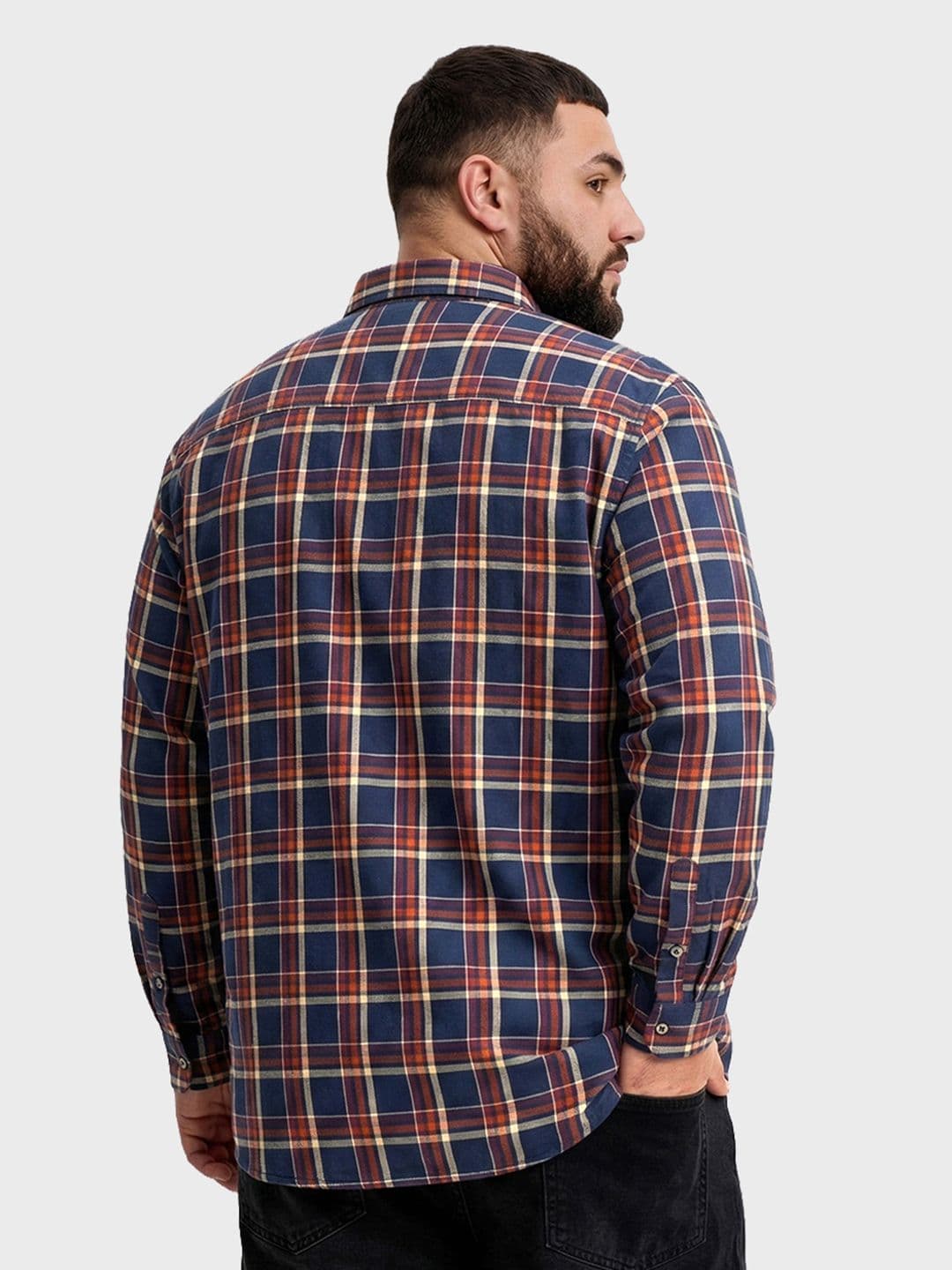 The Indian Garage Co Men Tartan Checks Checked Casual Shirt thumbnail 2