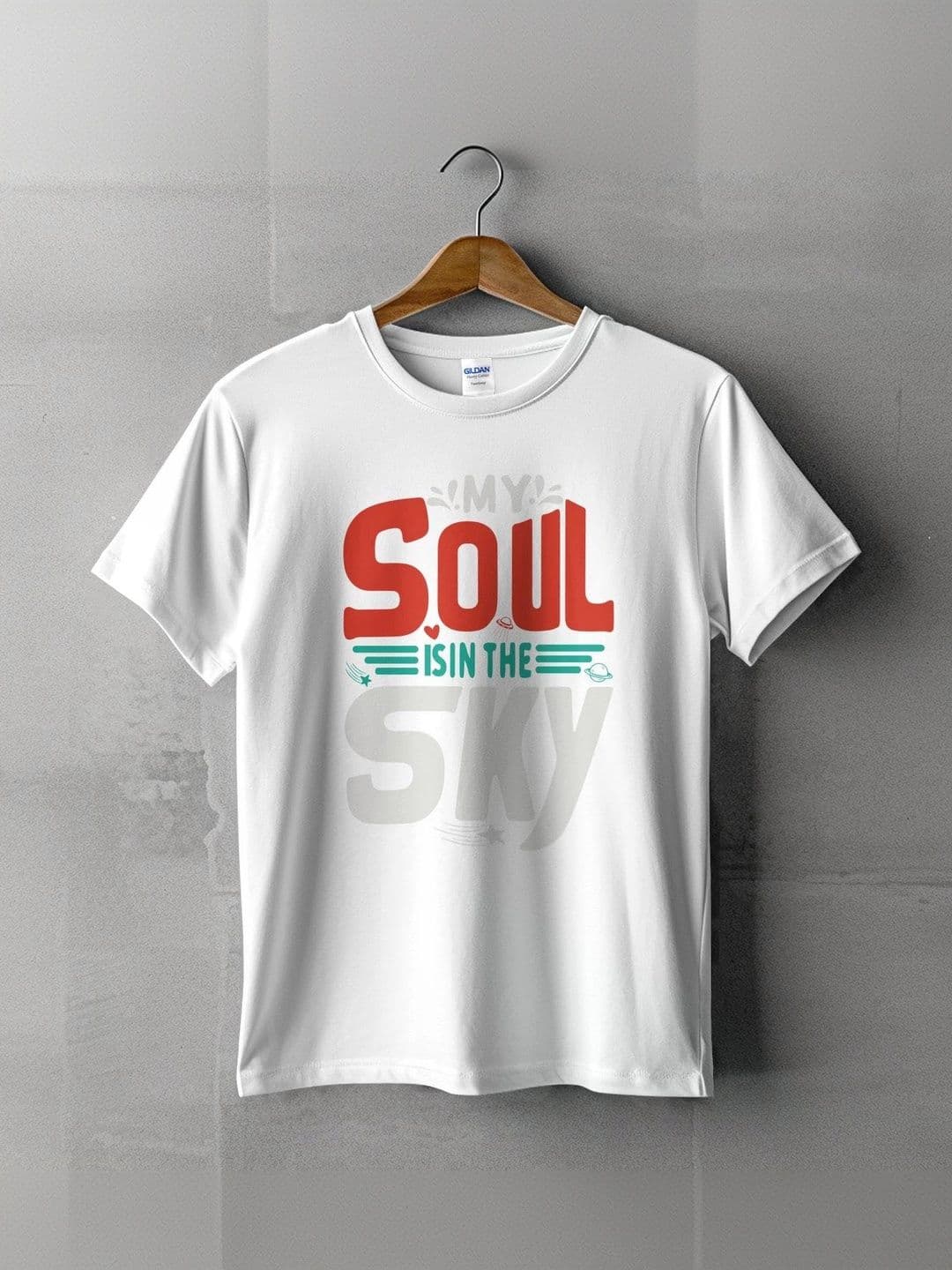 Seekbuylove Typography Printed Round Neck Bio Finish Cotton T-shirt thumbnail 4