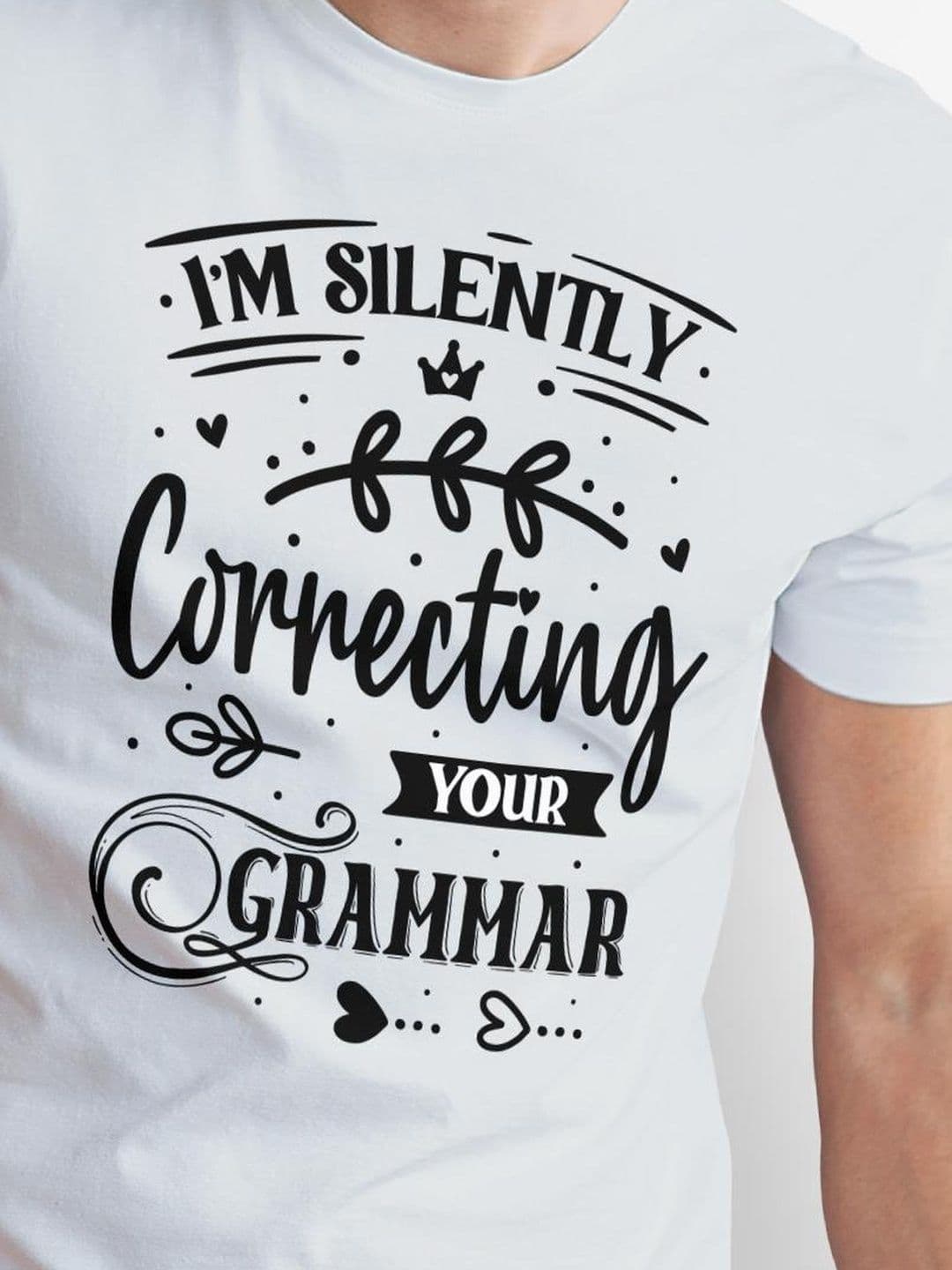 Seekbuylove Men Typography Printed Bio Finish T-shirt thumbnail 5