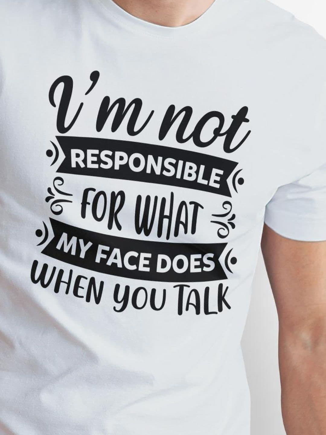 Seekbuylove Men Typography Printed Bio Finish T-shirt thumbnail 6