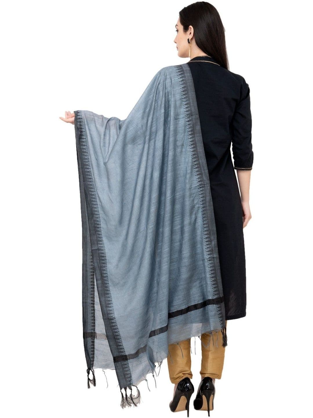 A R SILK Woven Design Dupatta thumbnail 5