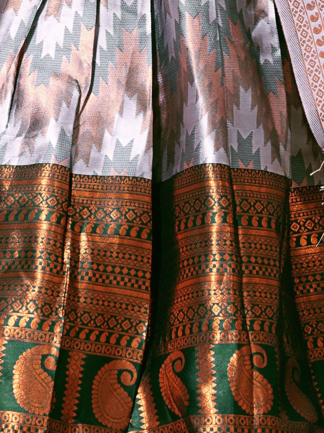 KALINI Girls Semi-Stitched Lehenga & Blouse With Dupatta thumbnail 2