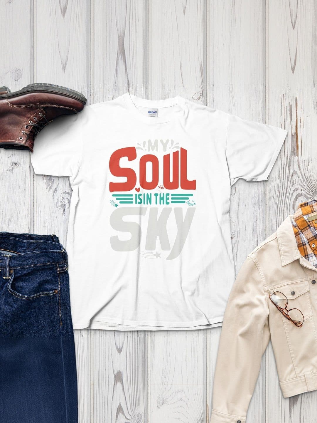 Seekbuylove Typography Printed Round Neck Bio Finish Cotton T-shirt thumbnail 5