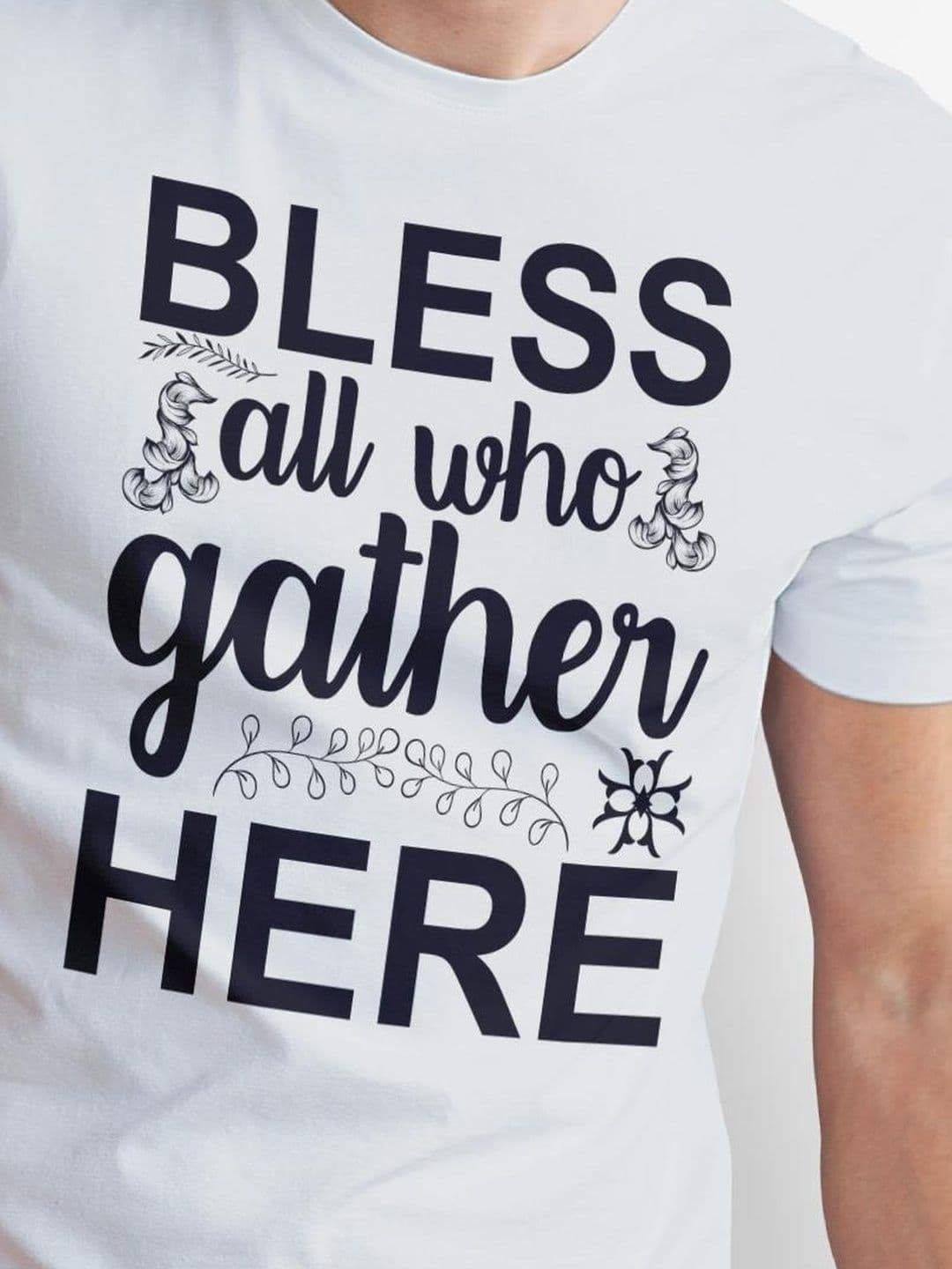 Seekbuylove Men Typography Printed Bio Finish T-shirt thumbnail 2