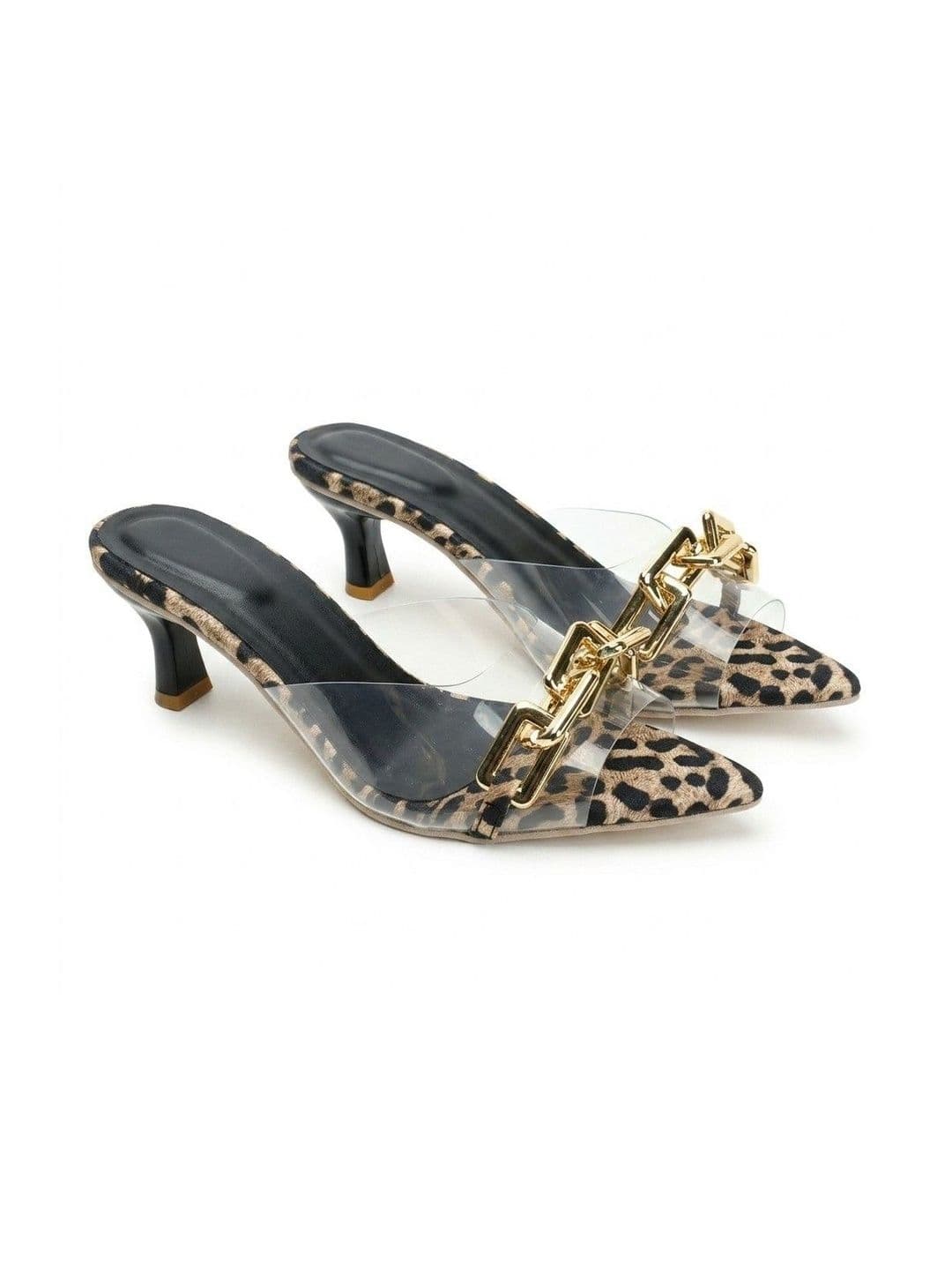 AVIVASTYLE Printed Party Slim Heeled Mules thumbnail 6