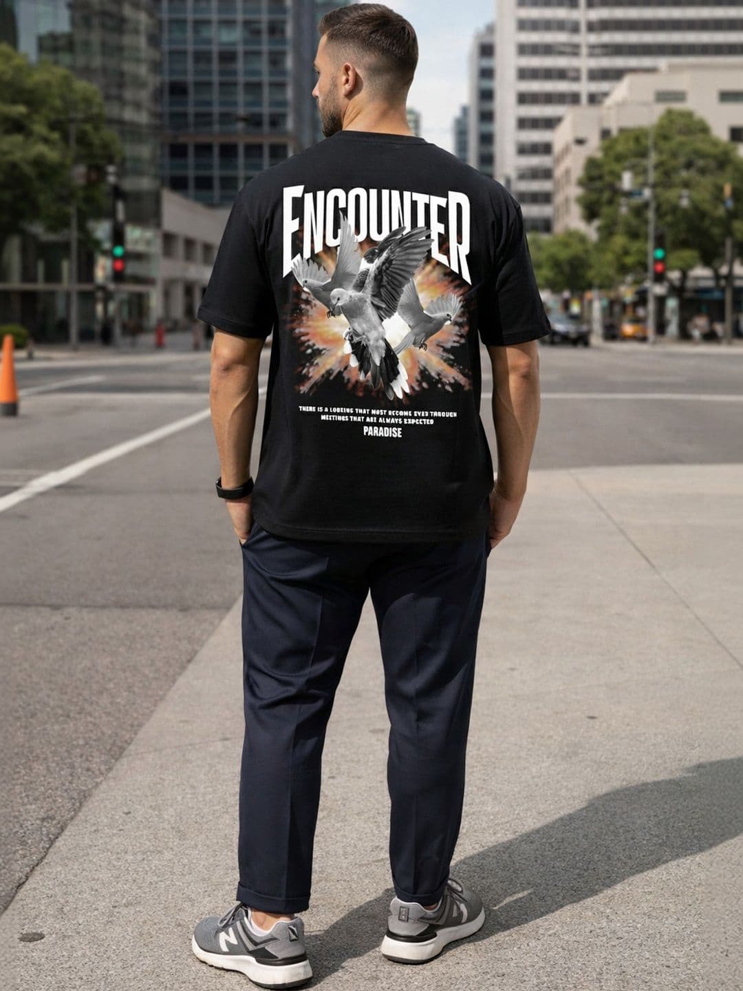 Mast & Harbour Men Printed T-shirt thumbnail 2