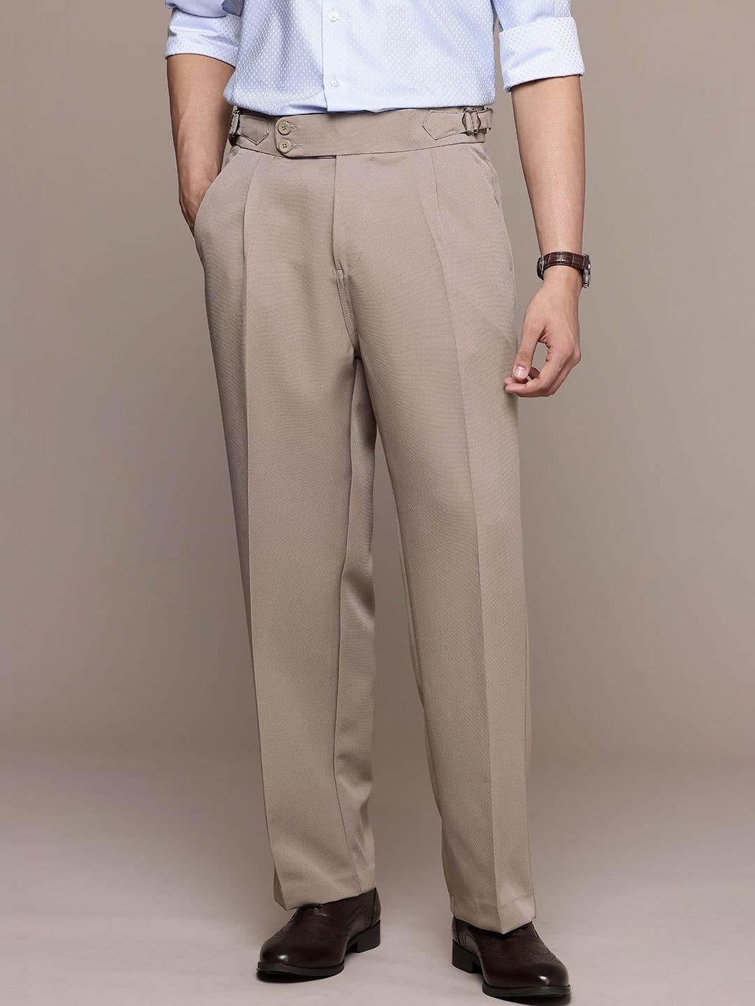 THE BEETEL HOUSE Men Comfort Pleated Trousers - view 1