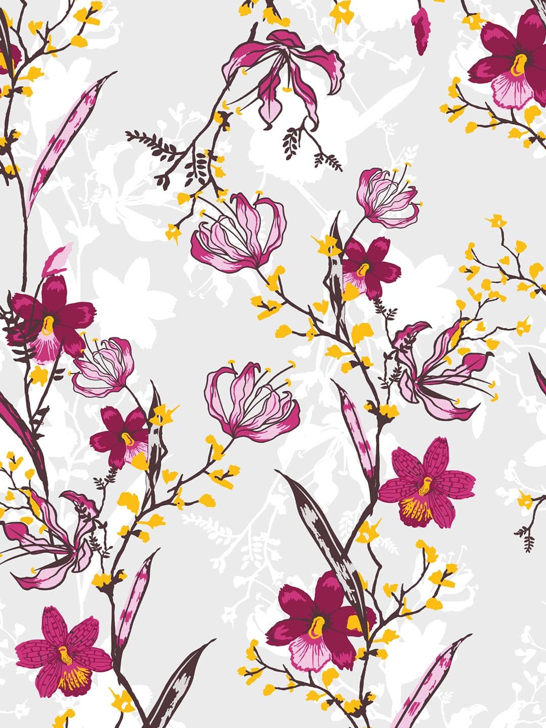 Dreamscape Pink Floral Cotton 140 TC King Fitted Bedsheet with 2 Pillow Covers-72x78inches thumbnail 4