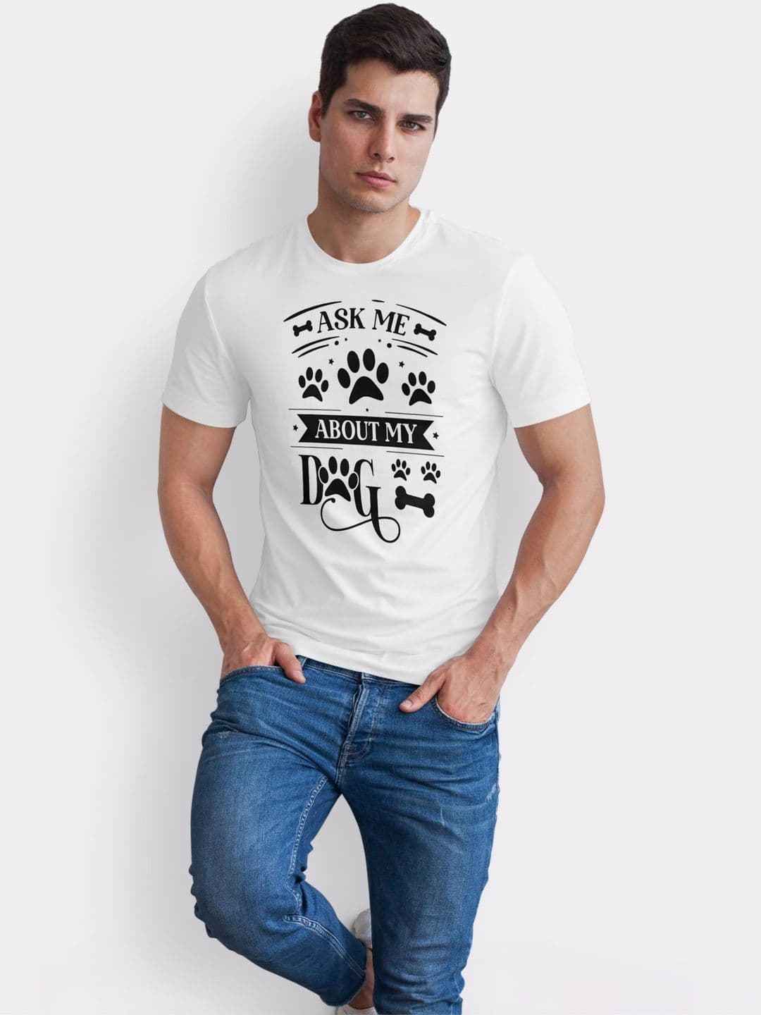 Seekbuylove Men Typography Printed Bio Finish T-shirt thumbnail 6