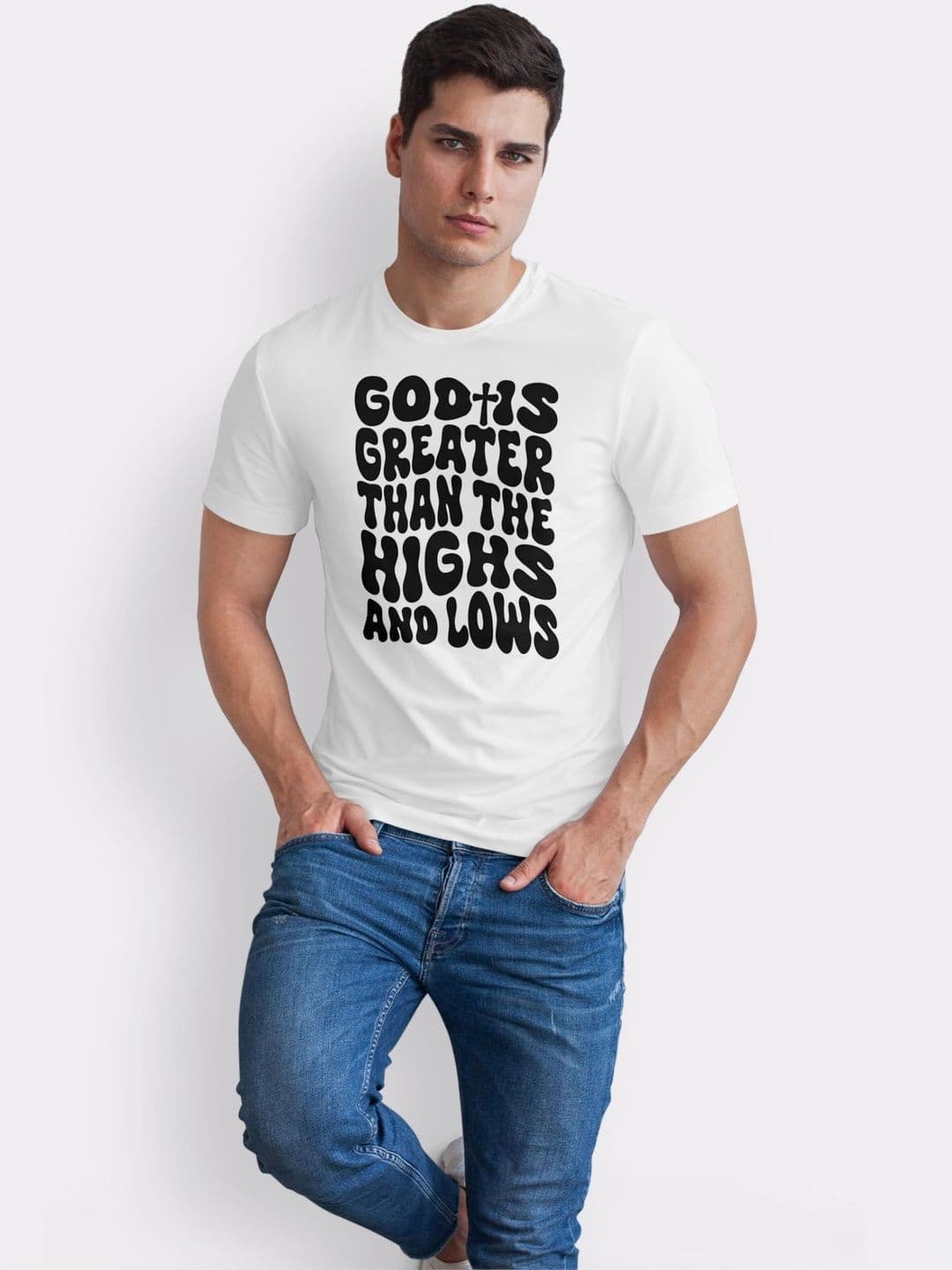 Seekbuylove Men Typography Printed Bio Finish T-shirt thumbnail 3