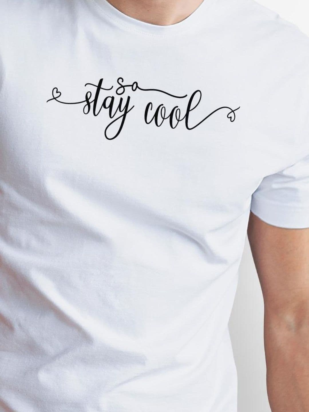 Seekbuylove Men Typography Printed Bio Finish T-shirt thumbnail 3