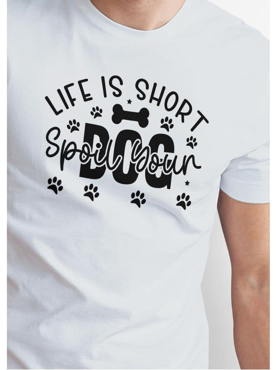 Seekbuylove Men Typography Printed Bio Finish T-shirt thumbnail 2