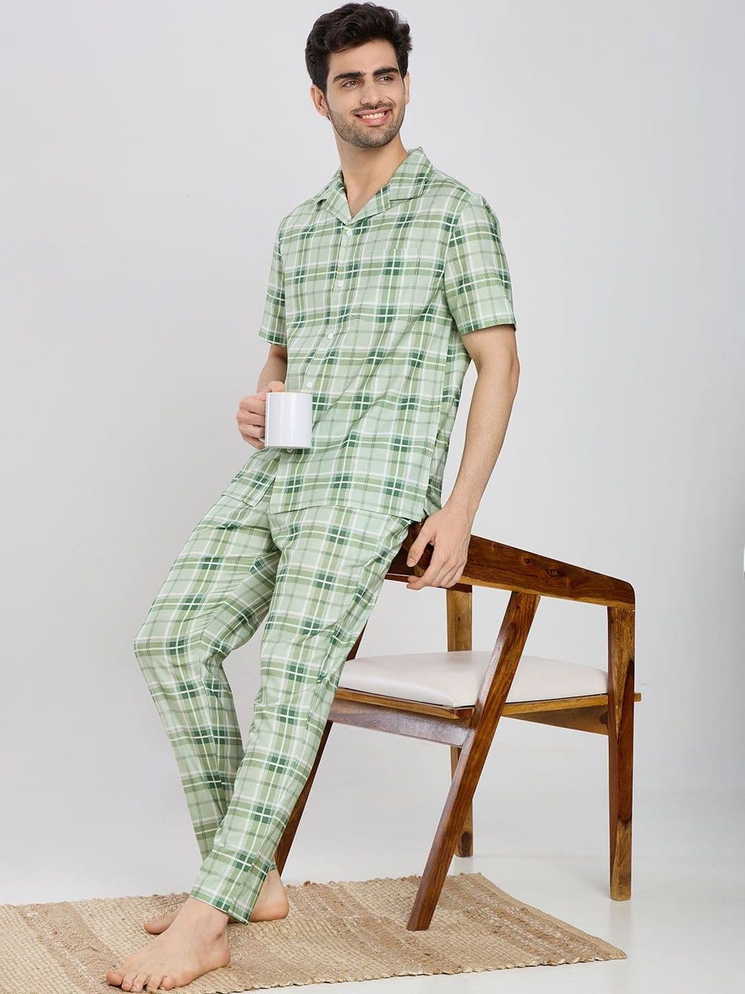ETC Men Printed Night suit thumbnail 2