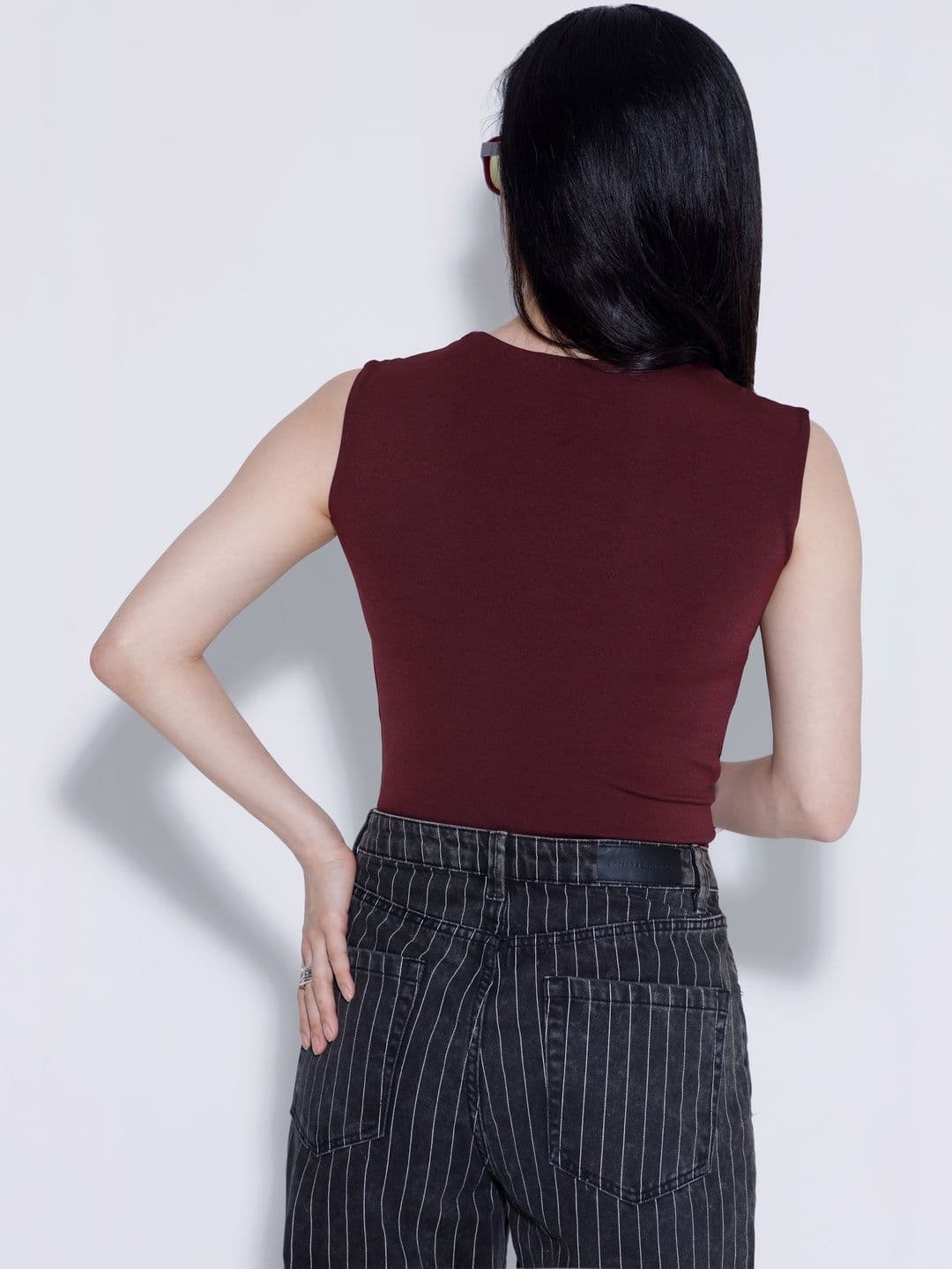 COLOR CAPITAL Crepe Top thumbnail 2