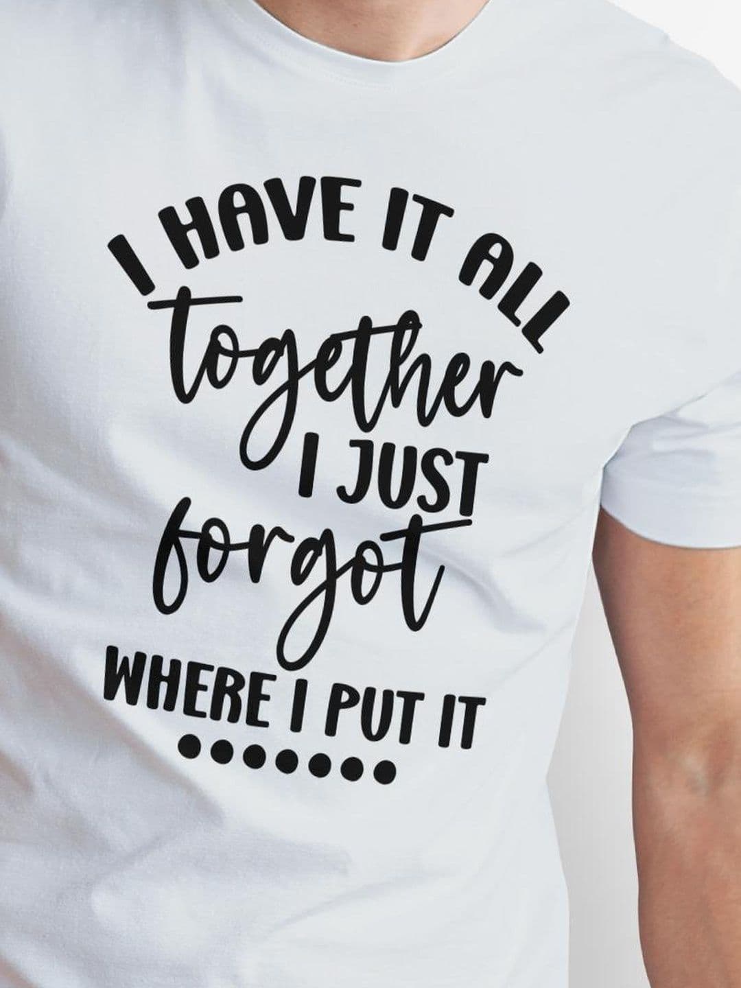 Seekbuylove Men Typography Printed Bio Finish T-shirt thumbnail 2