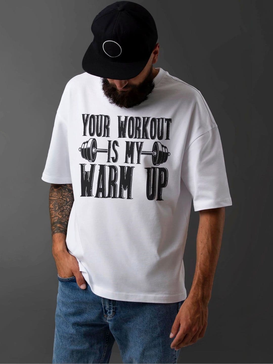 Seekbuylove Typography Printed Round Neck Bio Finish Cotton T-shirt thumbnail 7