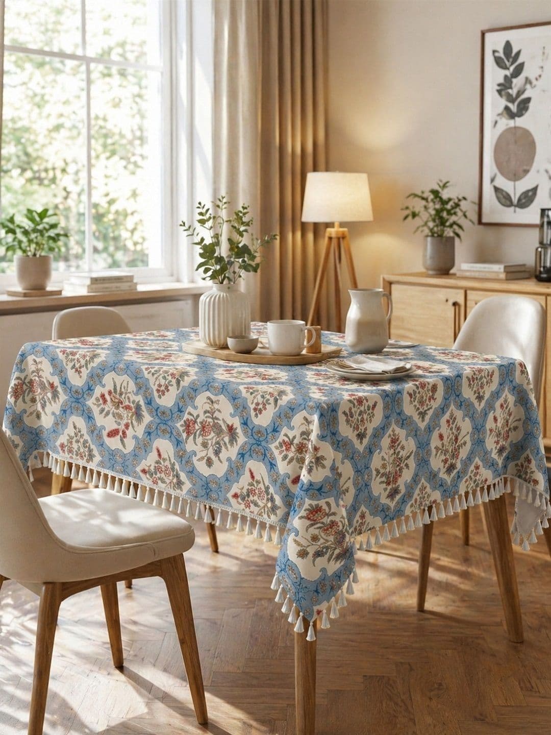 RRC Blue Floral 6-Seater Table Cover thumbnail 6