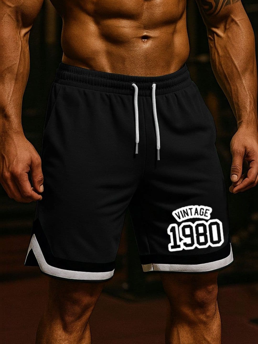 culish Men Typography Printed Training or Gym Sports Shorts thumbnail 3