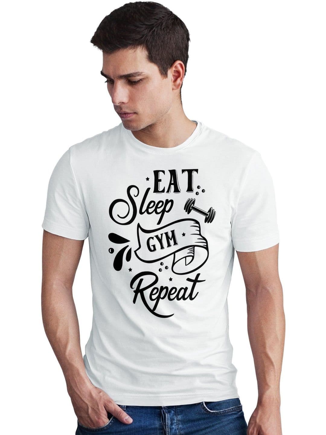 Seekbuylove Men Typography Printed Bio Finish T-shirt - view 1
