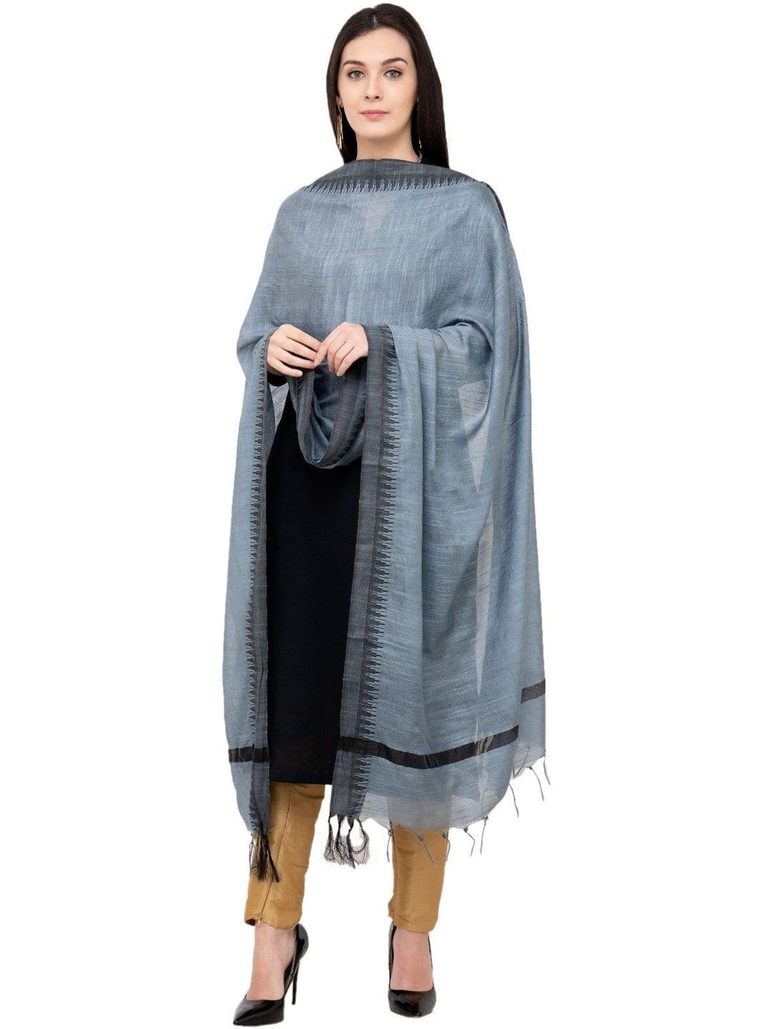 A R SILK Woven Design Dupatta thumbnail 2