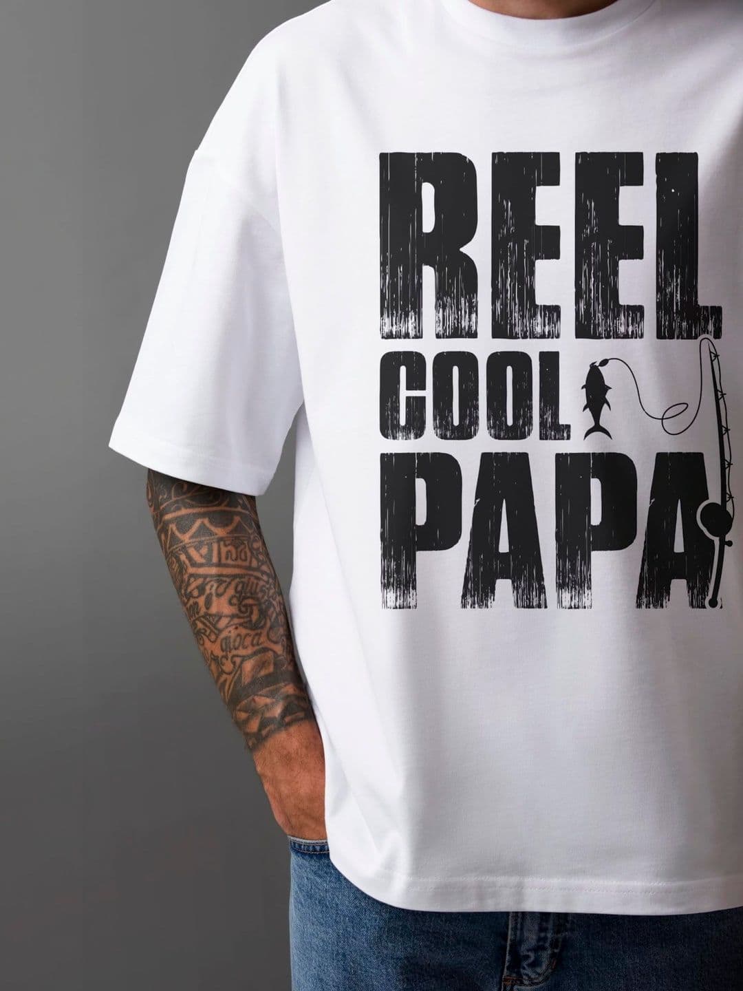 Seekbuylove Men Typography Printed Drop-Shoulder Sleeves Bio Finish T-shirt thumbnail 6
