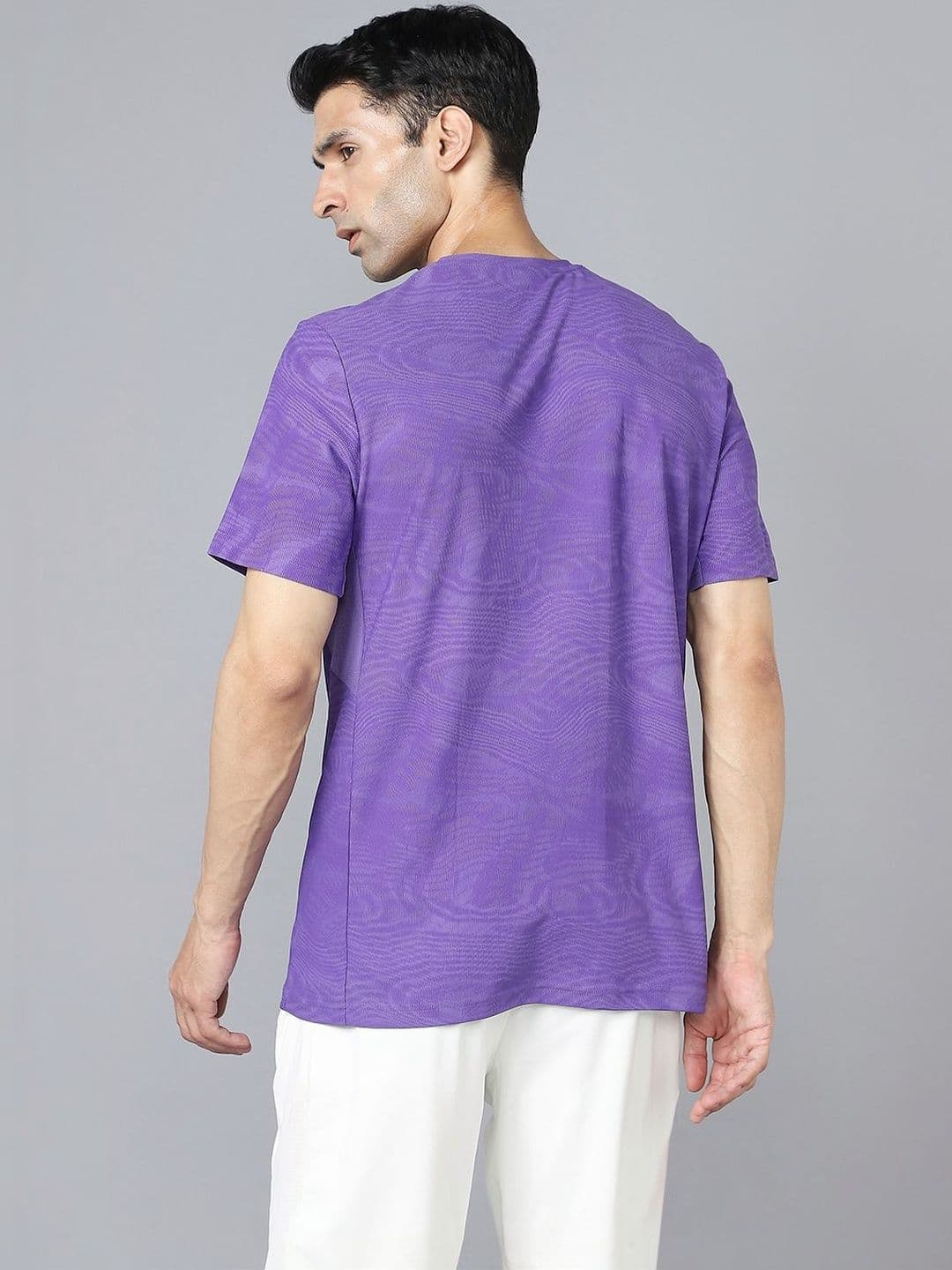 Technosport Men Printed Slim Fit T-shirt thumbnail 2