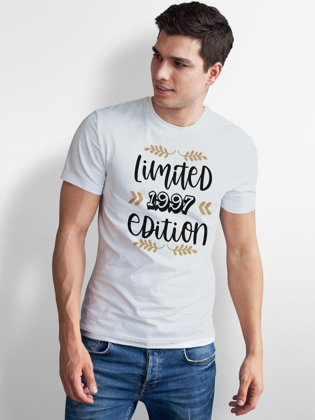 Seekbuylove Men Typography Printed Bio Finish T-shirt thumbnail 3