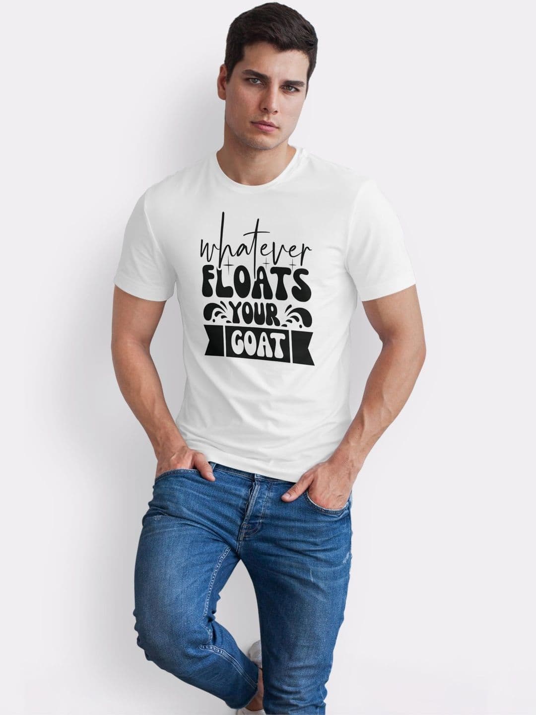 Seekbuylove Men Typography Printed Bio Finish T-shirt thumbnail 4