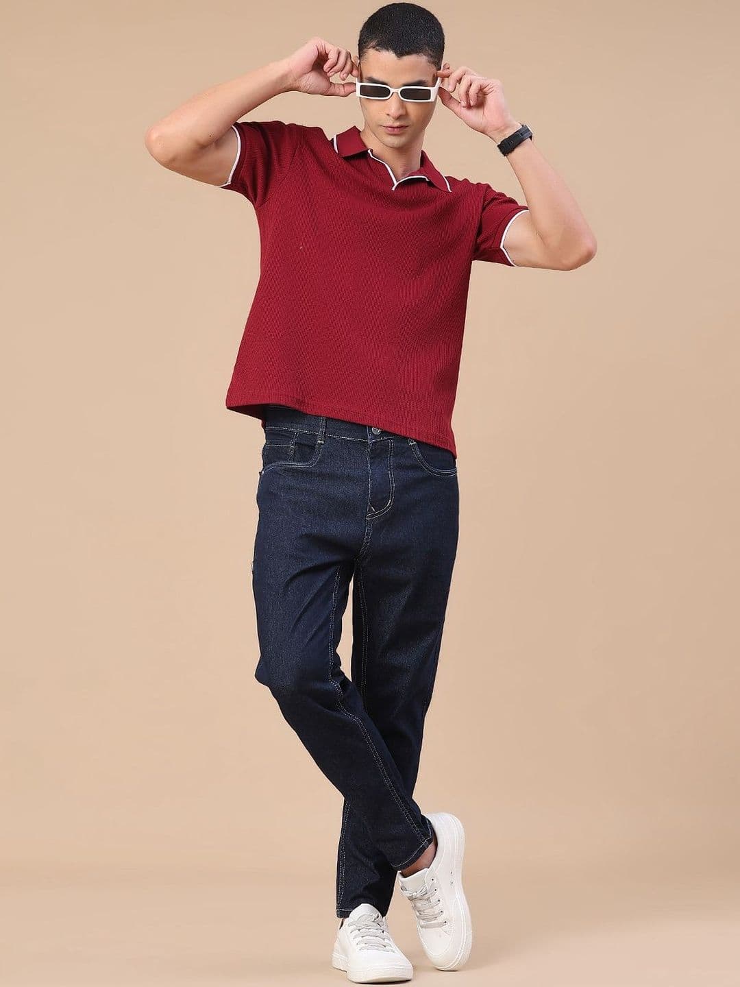 V-Mart Men Polo Collar Slim Fit T-shirt thumbnail 5