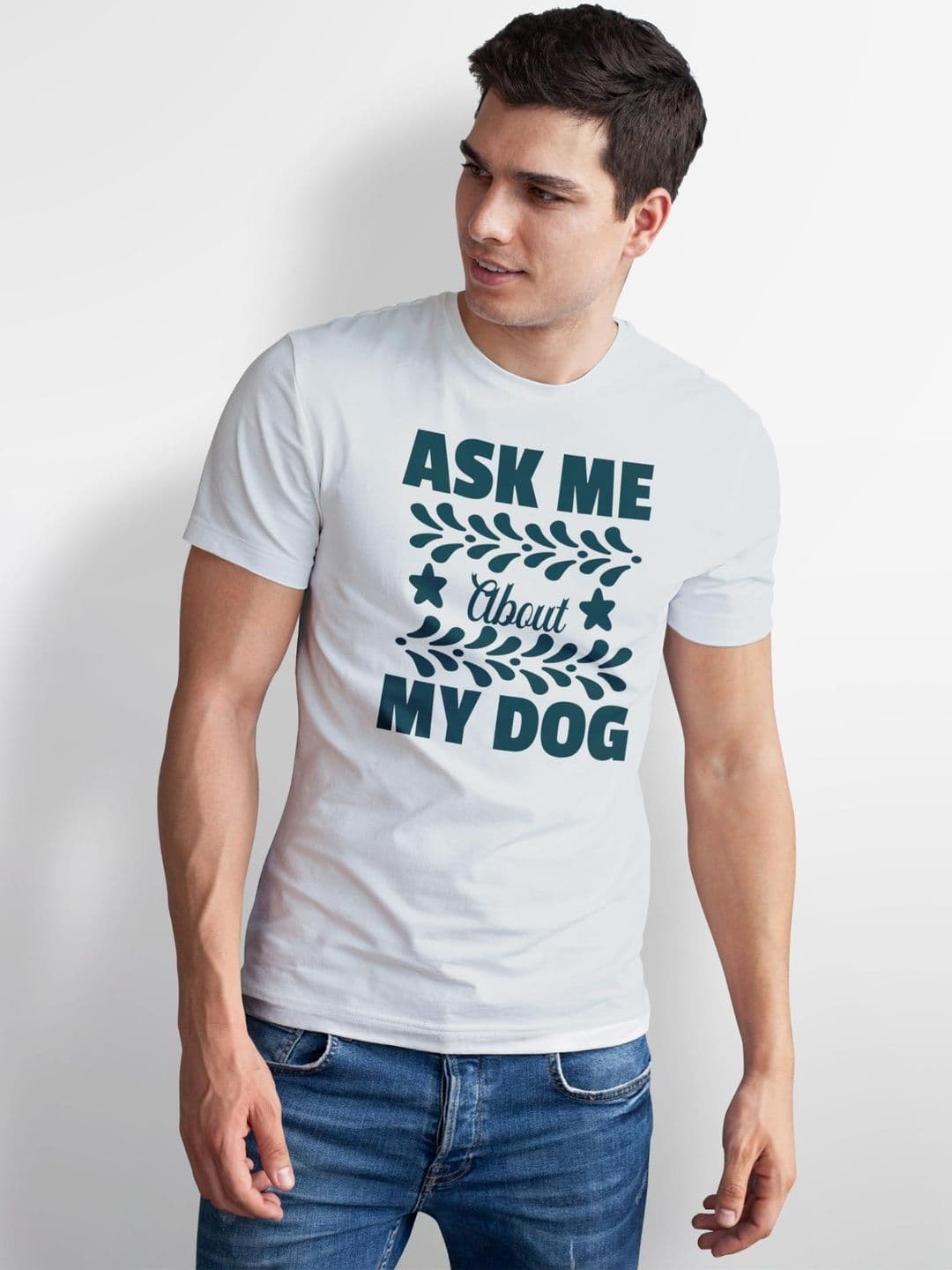 Seekbuylove Men Typography Printed Bio Finish T-shirt thumbnail 2