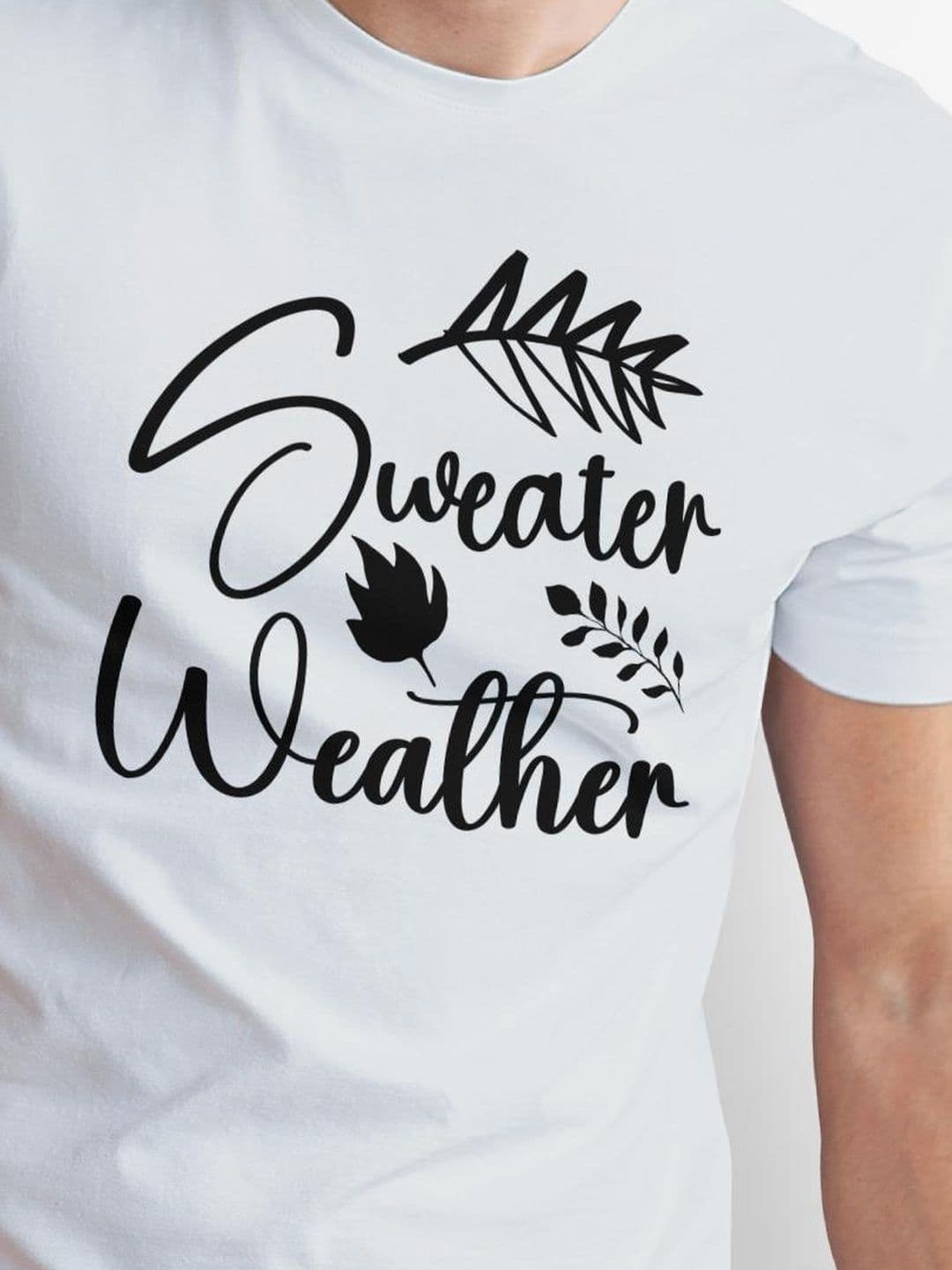 Seekbuylove Men Typography Printed Bio Finish T-shirt thumbnail 2