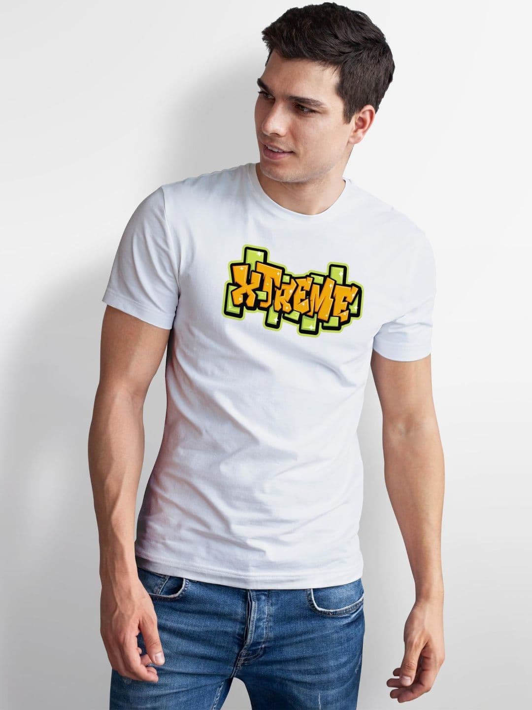 Seekbuylove Men Typography Printed Bio Finish T-shirt thumbnail 5